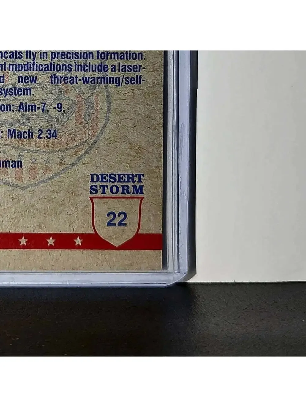 F-14 Flies in Formation 1991 Topps Desert Storm #22 Card